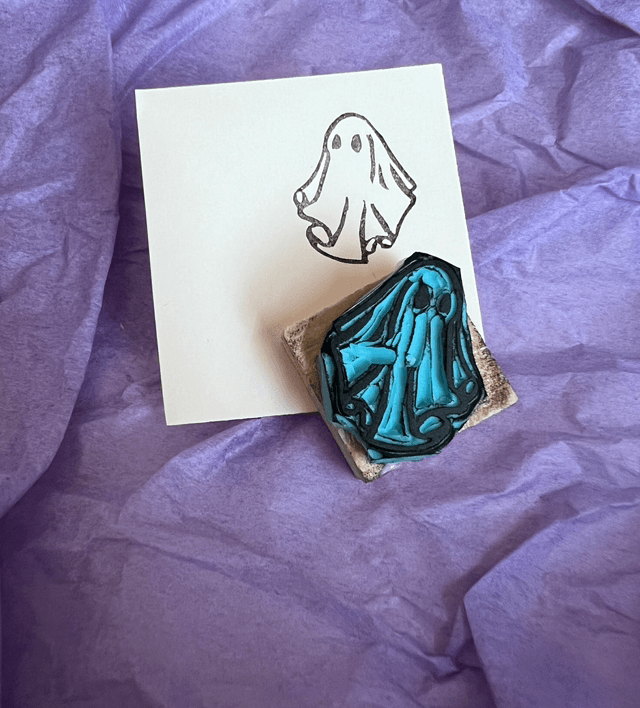 Tampon fantôme - stamp-tober 2024