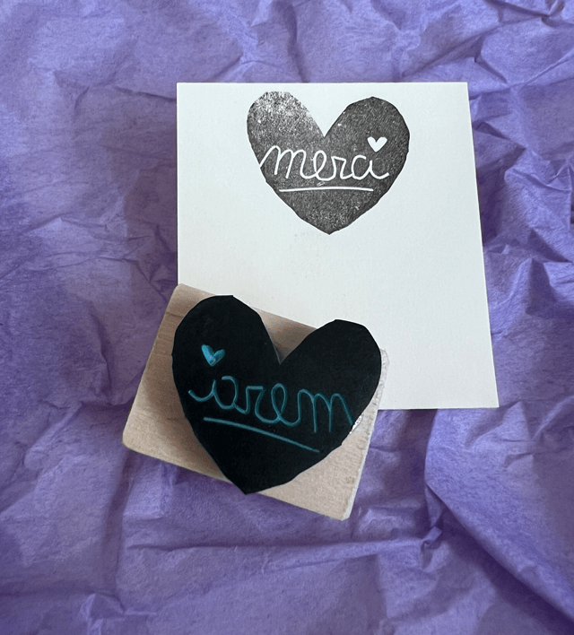 Tampon merci - stamp-tober 2024 