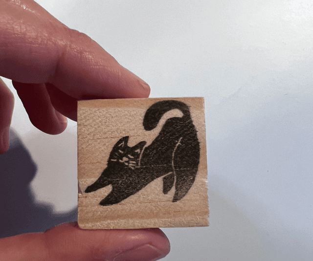Tampon chat (Jour 10 - Stamp-Tober 2025)