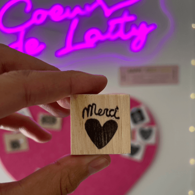 Tampon &quot;Merci&quot;