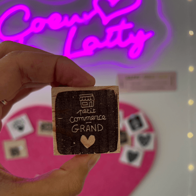 Tampon &quot;Grand coeur&quot;