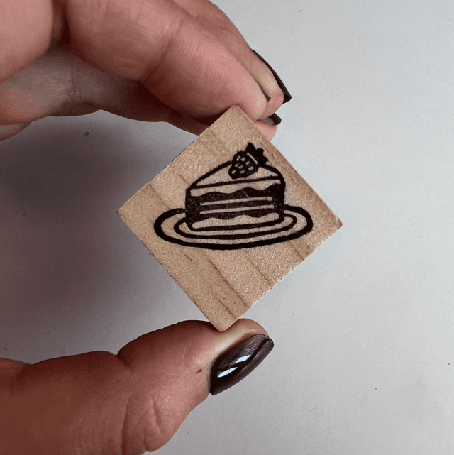 Tampon gâteau fraisier (Jour 14 - Stamp-Tober 2025)