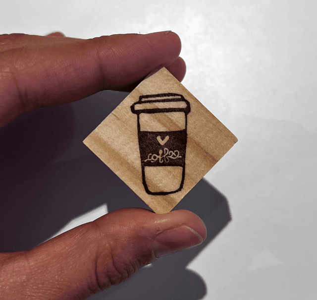 Tampon Coffee Time (Jour 12 - Stamp-Tober 2025)