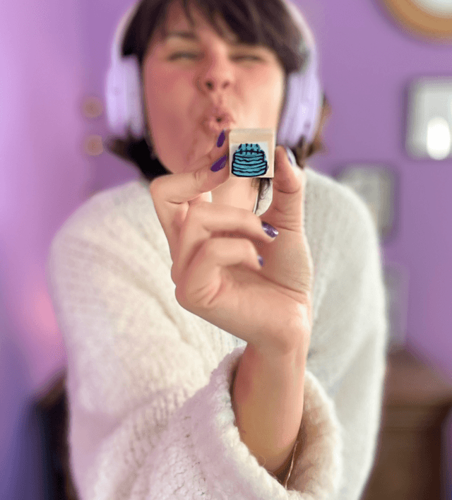 Tampon personnalisé gravé à la main rien que pour toi