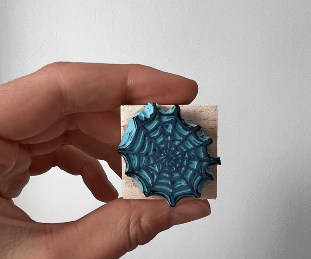 Tampon toile (Jour 26 - Stamp-Tober 2025)