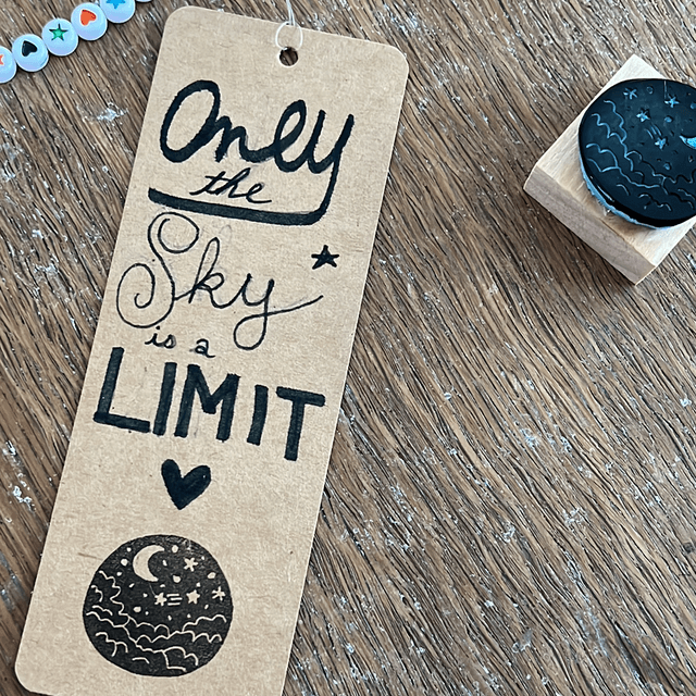 Tampon ciel de nuit (Jour 20 - Stamp-Tober 2025)