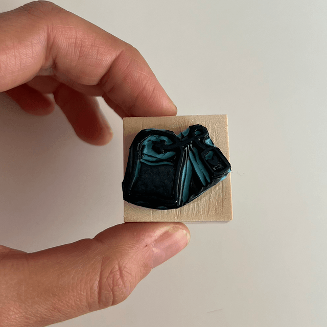 Tampon sachet de thé (Jour 15 - Stamp-Tober 2025)