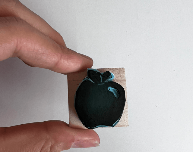 Tampon pomme (Jour 7 - Stamp-Tober 2025)