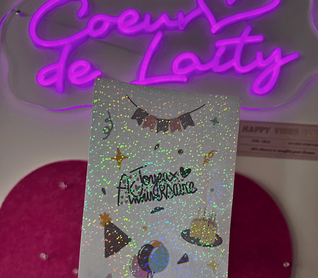 Planche de stickers anniversaire