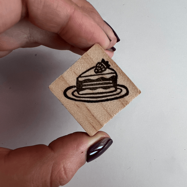 Tampon gâteau fraisier (Jour 14 - Stamp-Tober 2025)
