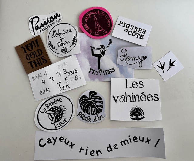 Tampon personnalisé gravé à la main rien que pour toi